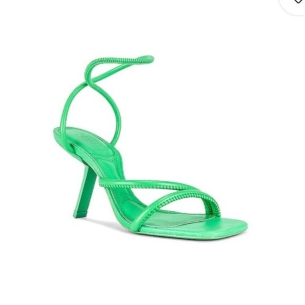Schutz Shalla Heel in Gianni Green